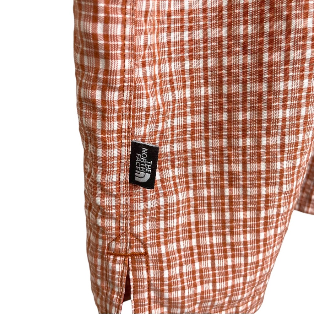 The North Face short sleeve button up shirt plaid Hawaiian - Picture 6 of 8